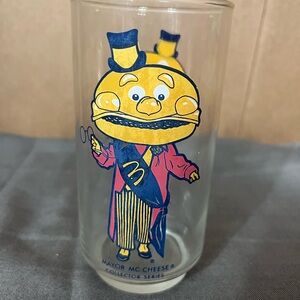 Vintage 1977 McDonalds Mayor McCheese Glass